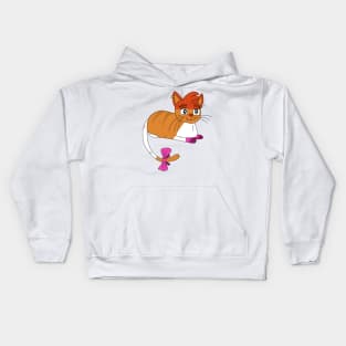 Lesbian Pride Cat Kids Hoodie